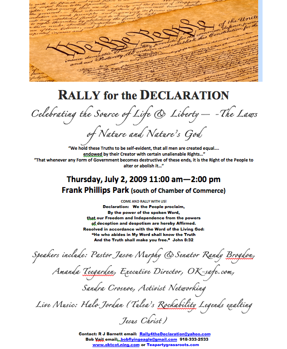 Bartlesville Rally for the Declaration